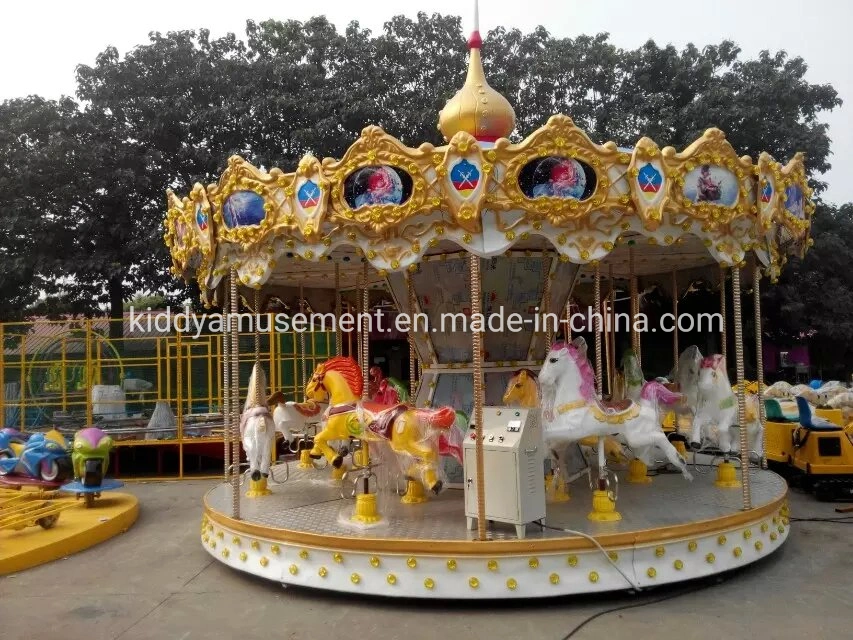 Spring Rider passionnant manège d'attractions Kiddie Rides Merry Go Round