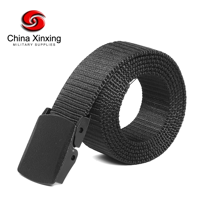 Custom Military Belt Width 55-60cm Material PP Belt for Waist of Military Uniform Color Black for Army and Police