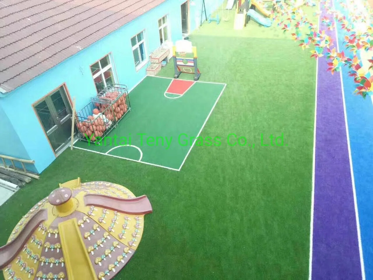 Hot Sell Colorful Synthetic Turf Field Turf Artificial Grass for Indoor or Outdoor Decoration