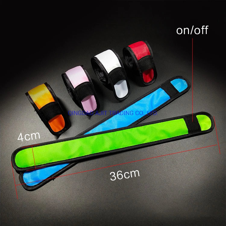 Party Decoration Multicolored Glow LED Bracelet LED Slap Band