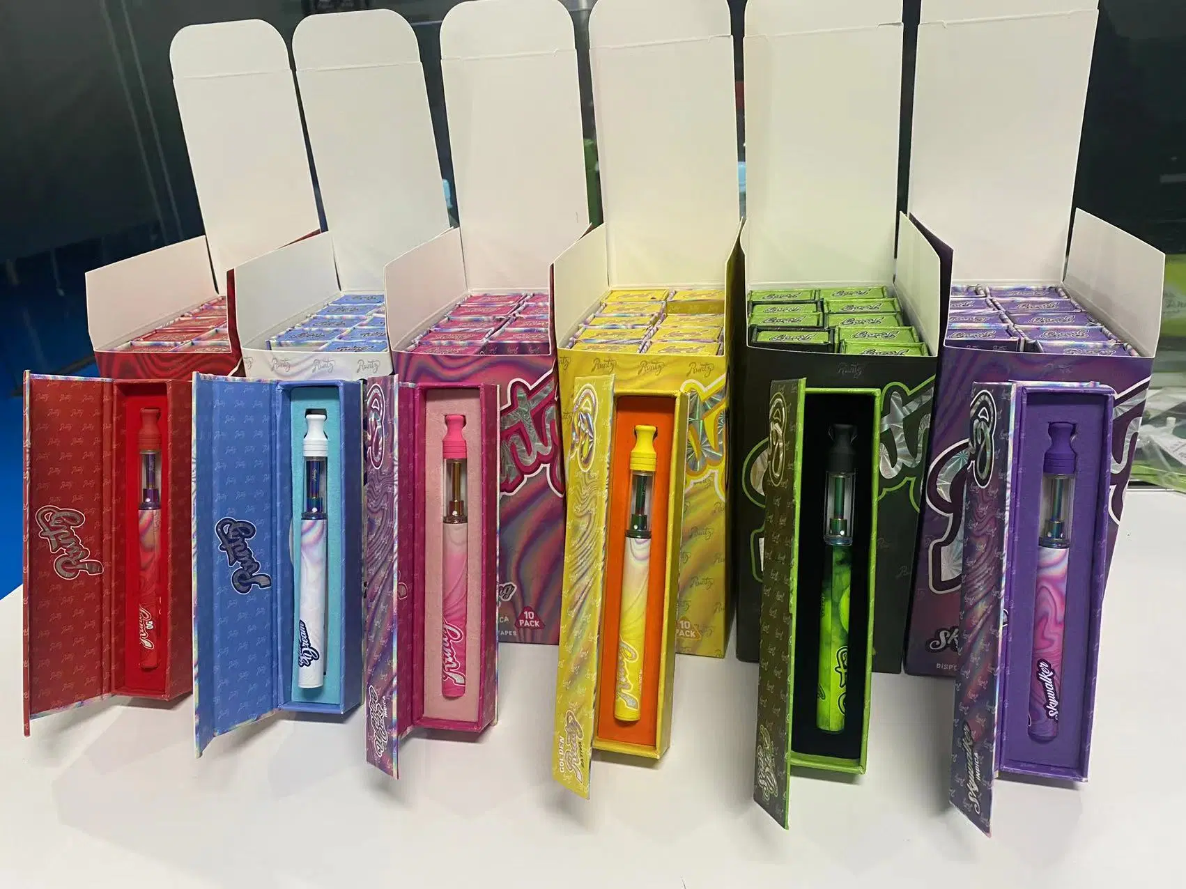 Wholesale/Supplier Runty Multicolor 1ml Thick Oil Original China Disposable/Chargeable D8 Vape Pen