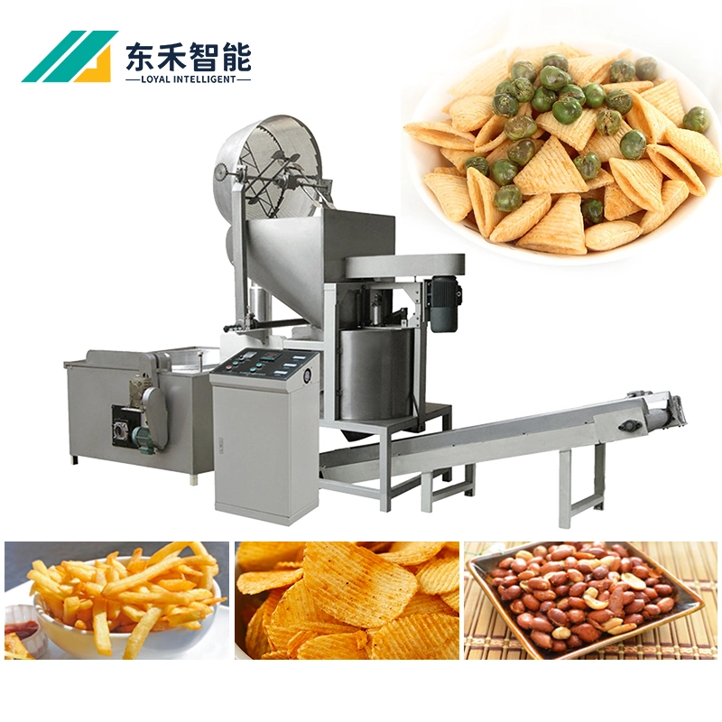 Acero inoxidable máquina freidora automática de Bacth Equipo Tapioca / patatas Chips Venta de maquinaria para freír por lotes