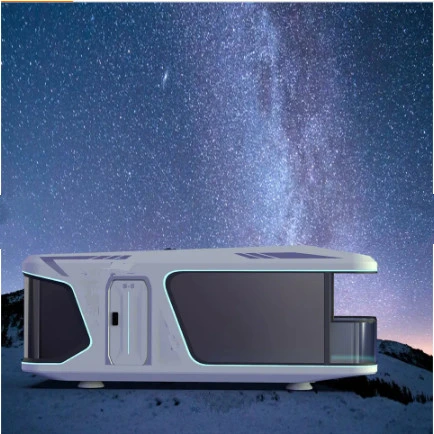 Aluminum Alloy Shell Resort Hotel House Prefabricated Home Mobile Prefab House Supplier Capsule Pod House for Camping