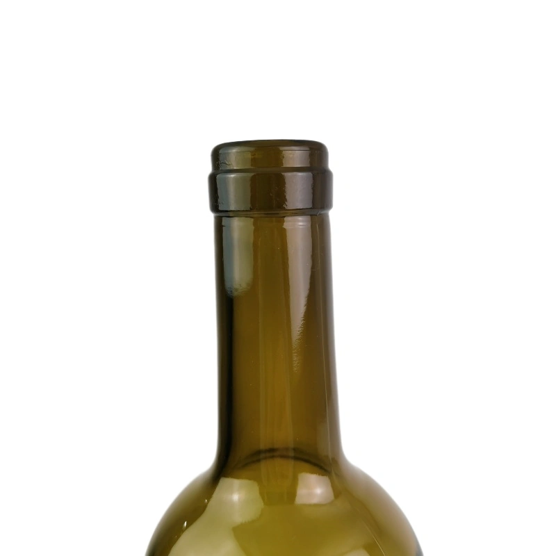 750 мл стеклянные винодельческие бутылки легкий вес 410 г Античный зеленый Бутылка бордового вина