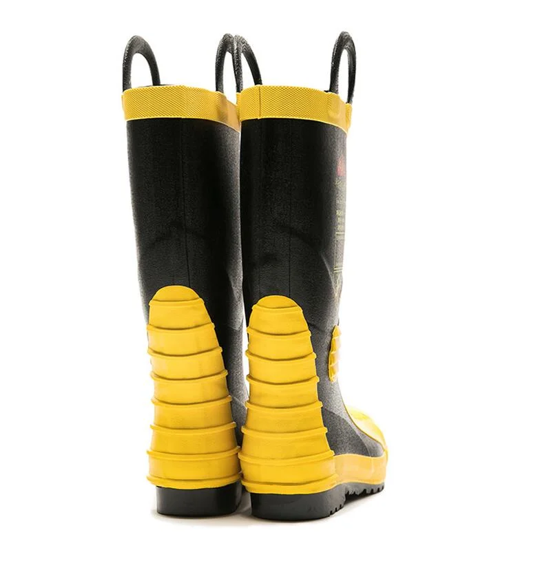 Knee High quality/High cost performance Durable Steel Toe Fire Rubber Boots