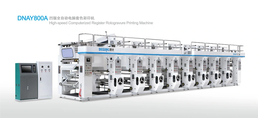 3 Motor Control Automatic Roll Change Rotogravure Printing Machine