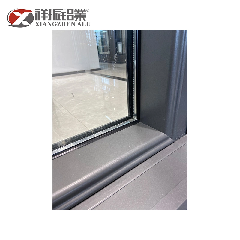 Bronze Anodised Aluminium Replacement Swing Windows for Metal Building Commercial Big Frame Fixed Glass Shop House Philippines