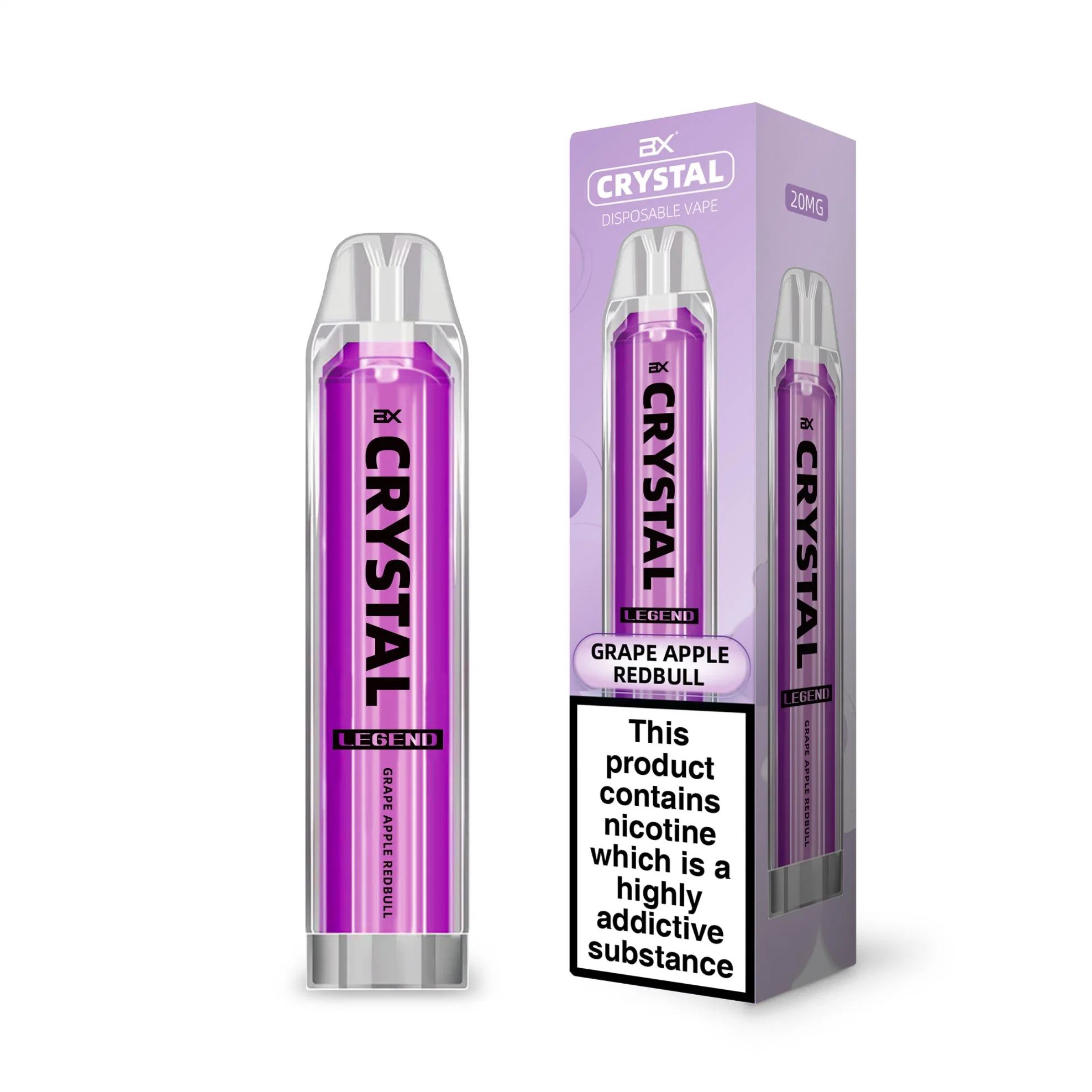 Mejor Mayorista/Proveedor de plumas desechables Vape Vape Crystal 4K Vape 5%2%0%de la leyenda de Crystal Nic PRO 4000 Puff Bar Vape Sky