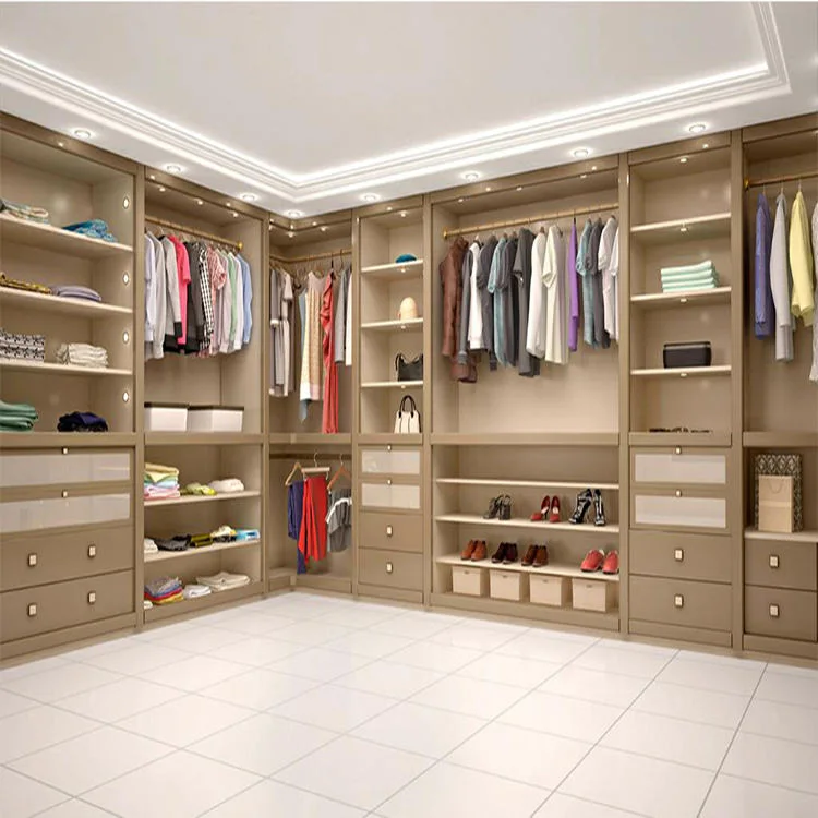 Customized Wall Wardrobe Closet Sliding Wardrobe Mirror Door System Walk in Closet Wardrobe