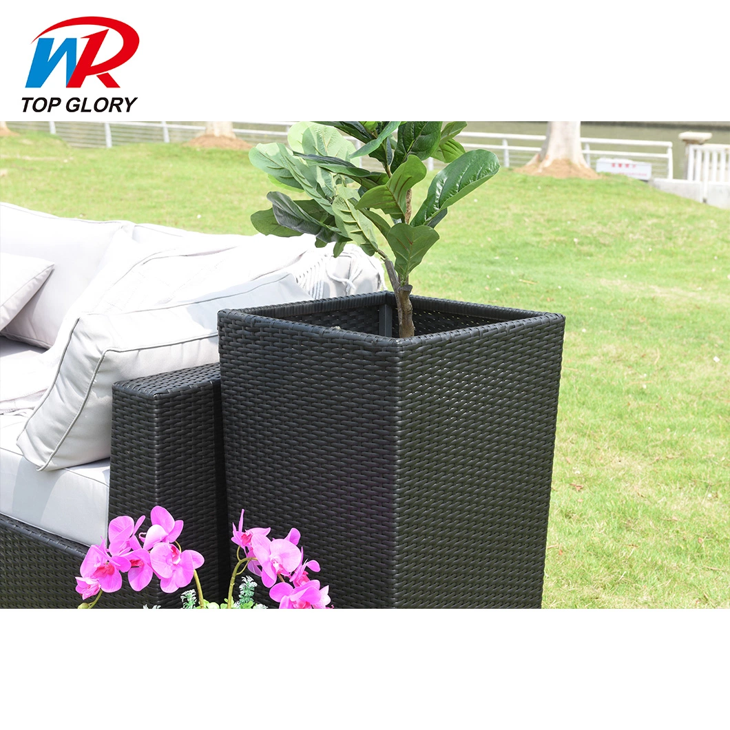 Modern Outdoor Exterior Patio Garden Home Hotel Villa Restaurant Leisure Corner Sofa Lounge Furniture