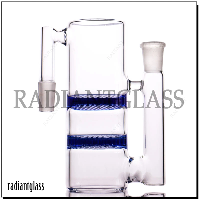 45/90 degrés 14 mm/18 mm Ash Catcher narguilé tuyau d'eau en verre de fumer Ash Catcher