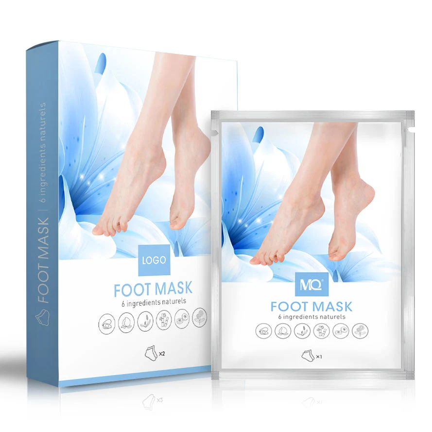 OEM Your Logo Wholesale/Supplier Nourishing Korea Aloe Skin Peeling Exfoliating Moisturizing Peel Foot Mask