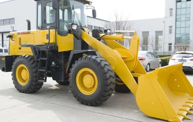 Buy 1-8 Ton China New Brand Electric St SL30wn Medium-Sized Compact Cheap Articulated Front Wheel Loader Machine with Attachment CE Price List for Sale