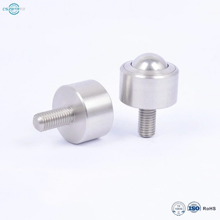 Ksm-12FL Wheel Ball Roller M10 Thread Stud Bolt Rod Ball Transfer Unit