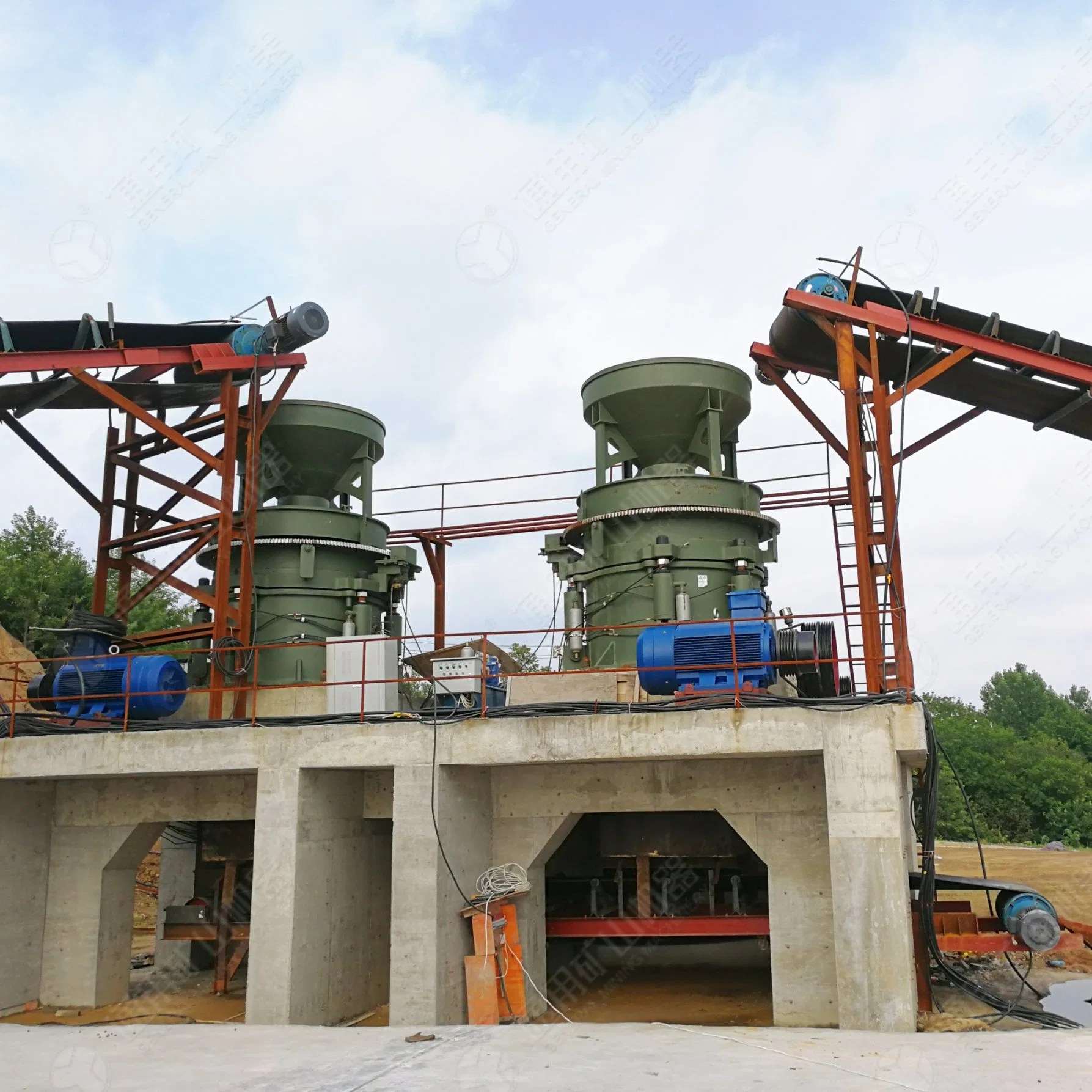 Usine Fabricant Limestone Granite Cone Crusher pièces d'usure de manteau Limestone Pince à cône de ressort