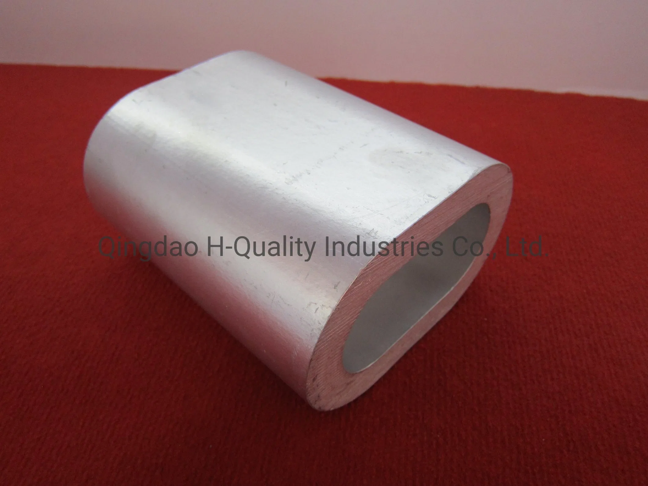 DIN3093 En13411-3 Aluminium Oval Ferrule Fitting for Wire Ropes