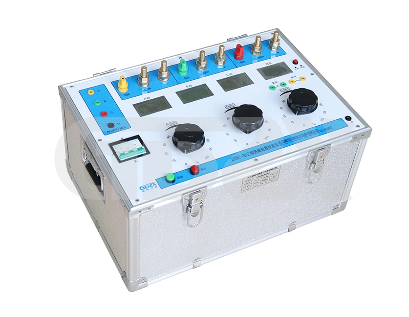 Portable 500A Three Phase Electronic Thermal Relay Calibrator