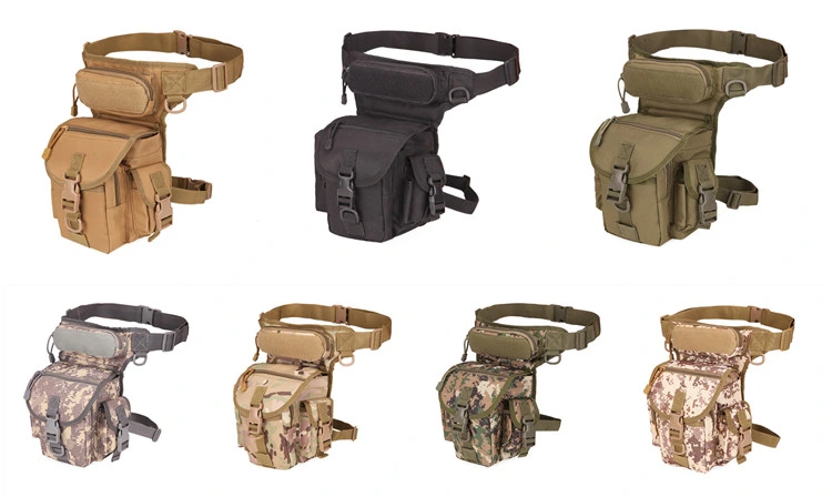 7-Colors Military Style Drop Leg Waist Pouch Belt Bags Tactical Leg Bag