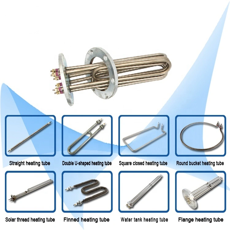 380V 15kw Heizen Röhrenelemente 15kw Heizen Flansch Elektrische Heizung Transport U-Bahn