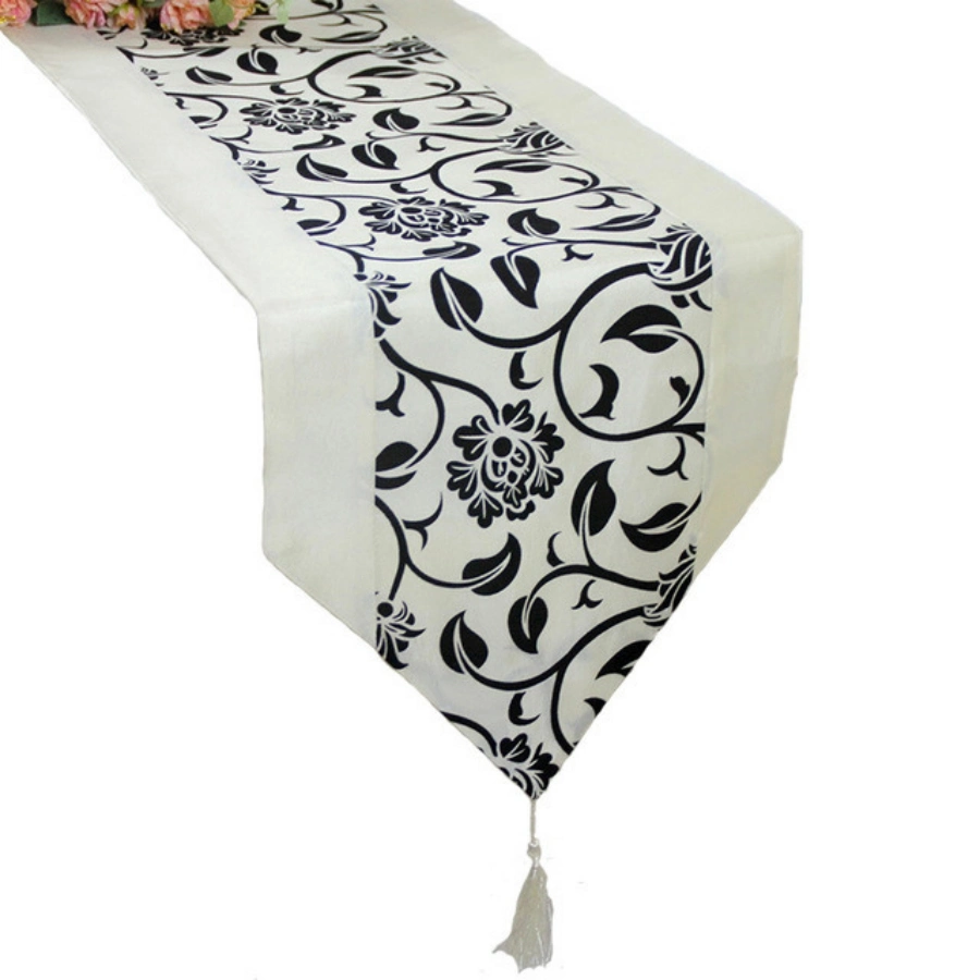 Colorful Bed Runners Wedding Wholesale/Supplier Tassel Polyester Bed Runner