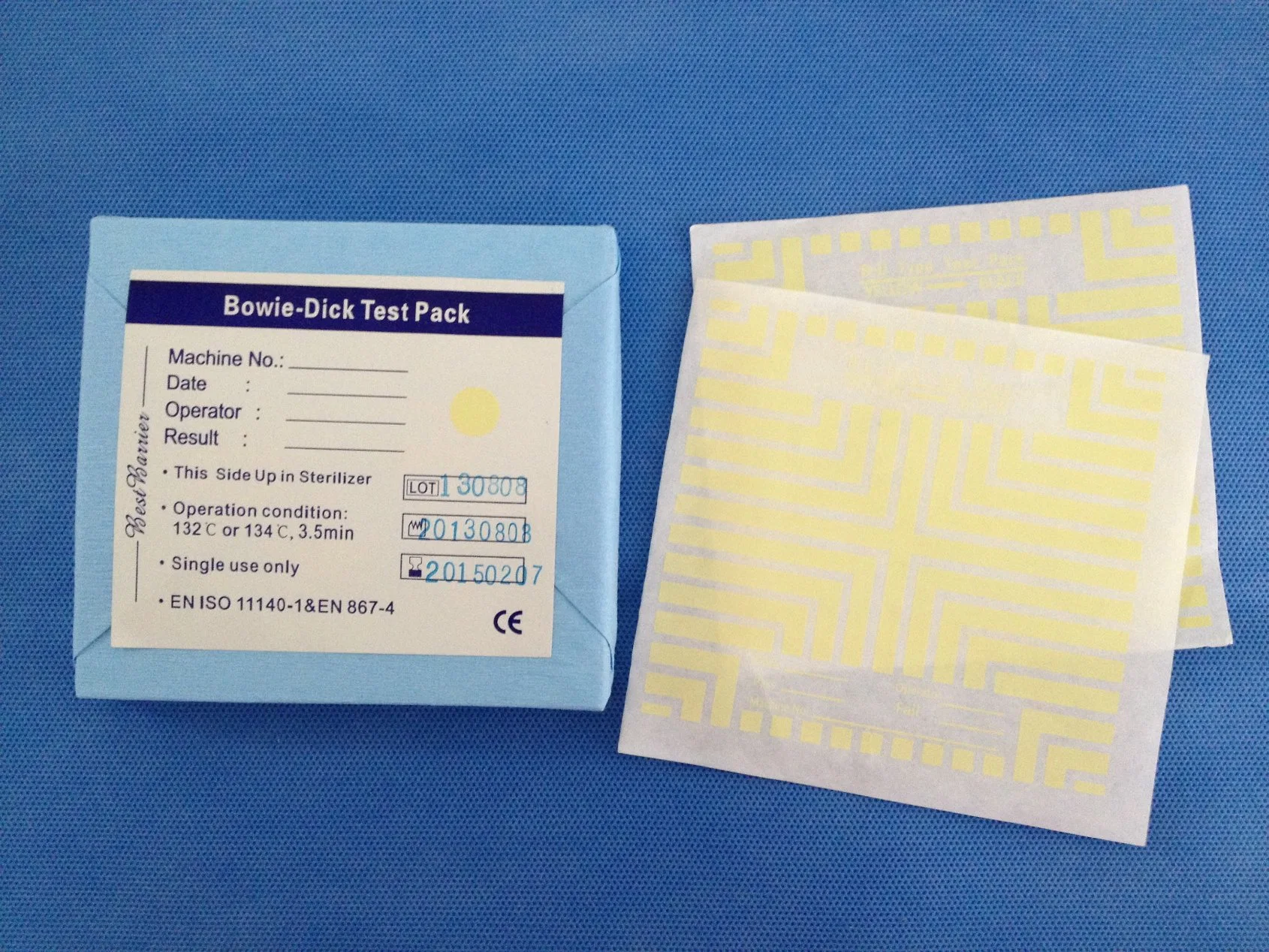 Quality Test Pack Steam Sterilizer Autoclave Dental Bowie Dick Test Pack Bd Paper