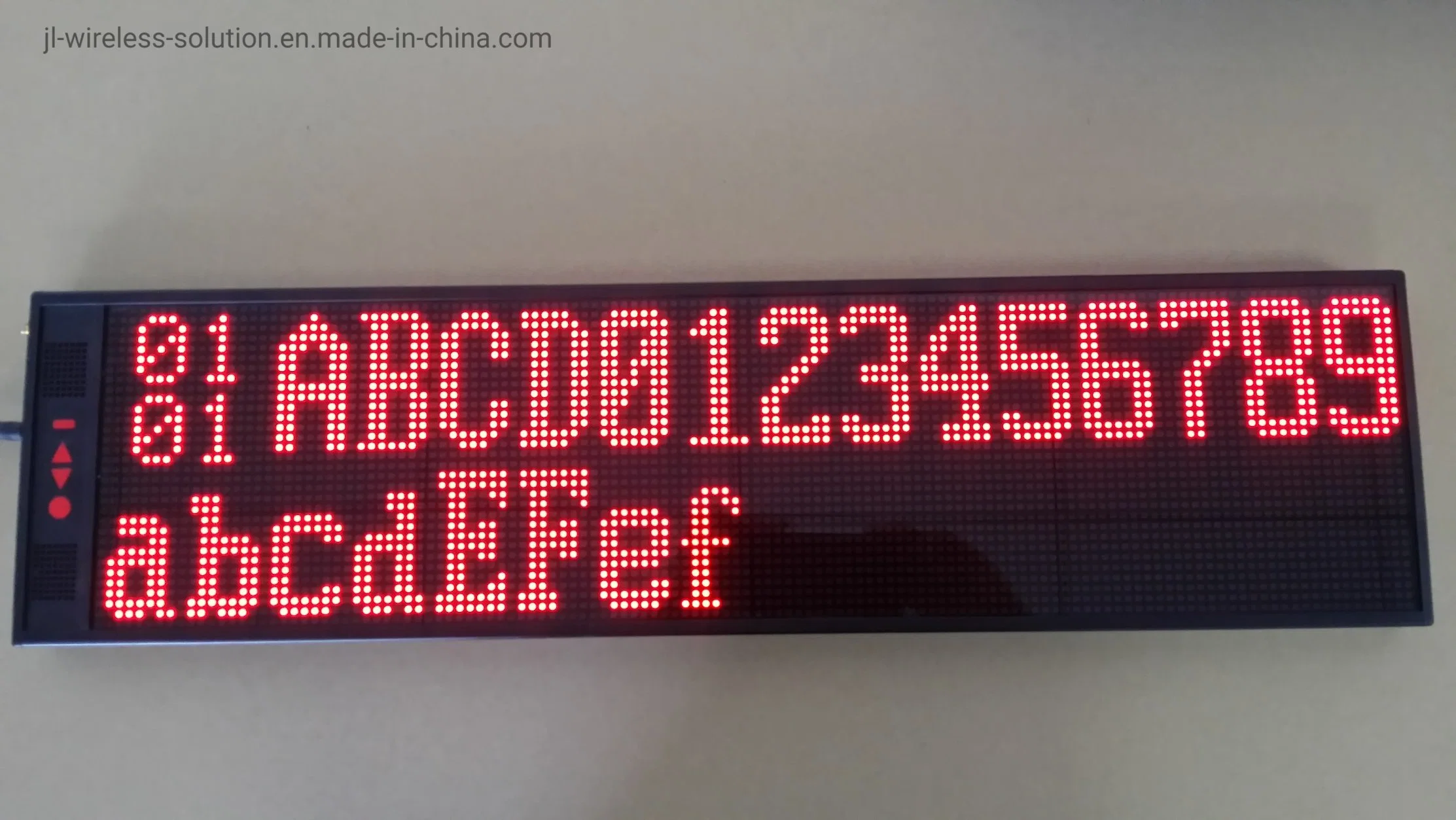 Acoustic Alarm Autonomous Broadcasting LED Display for Hotel Service System