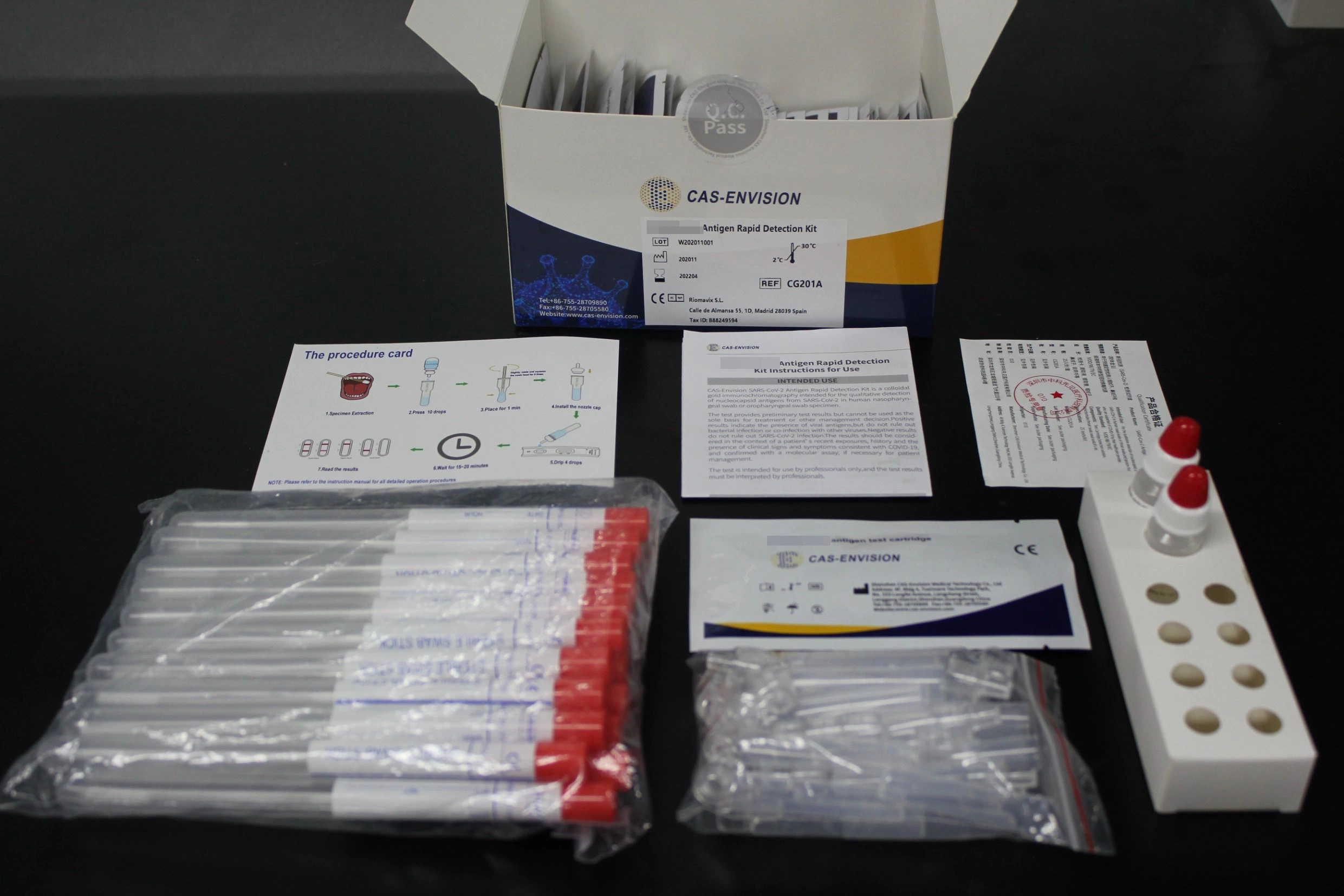 Laboratory Supply Kit Antigen Rapid Diagnostic Test Kit with Hospital Supply 25tests Per Kit with CE ISO13485 ISO9001 China Good Factory High Sensitive OEM Kit