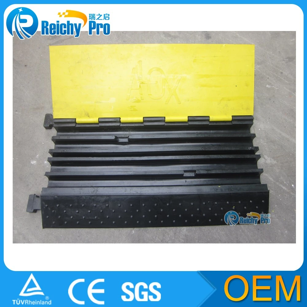 Industrial 2 Channel Cable Ramp with Heavy-Load Capacity