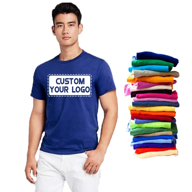 Wholesale/Supplier Factory 100% Cotton Unisex Blank Plain Printing T-Shirt OEM Custom Logo