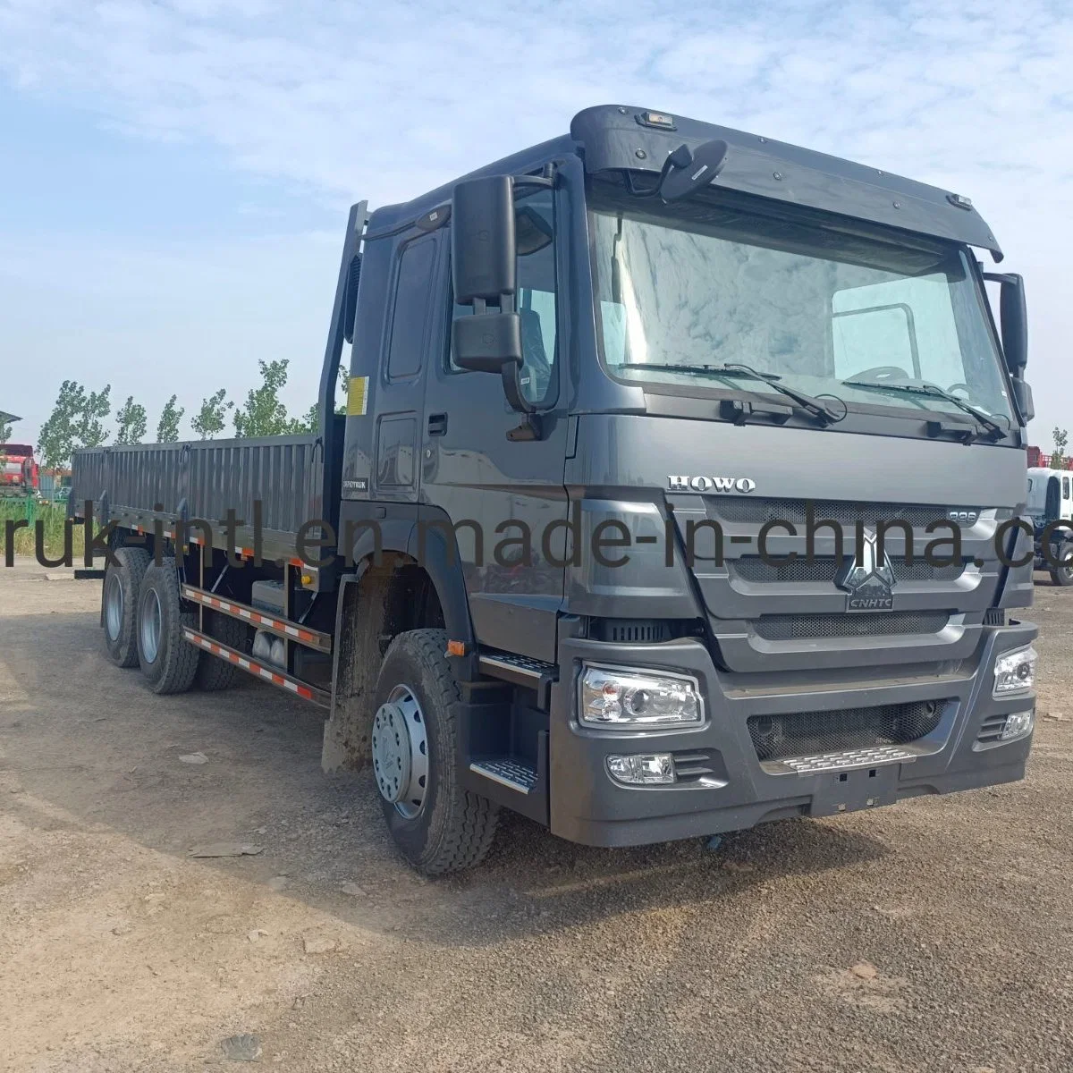 Sindyrok Sinotruck جديد الاستخدام HOWO N E7 Hohan 4X2 6X4 ماكينة تفريغ خفيفة الوزن 8X4 10 Wheeler 336HP 371HP 420HP 25ton ثقيل شاحنة نقل ذات حصّة شاحنة مرفاع شاحنة