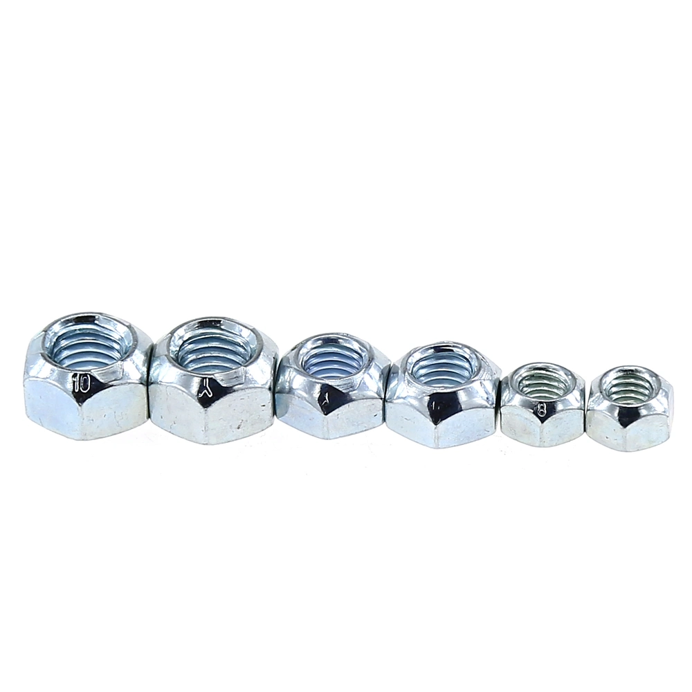 Zinc Plated Galvanized DIN 980 All Metal Hexagon Lock Nut Type V M6 M8 M10