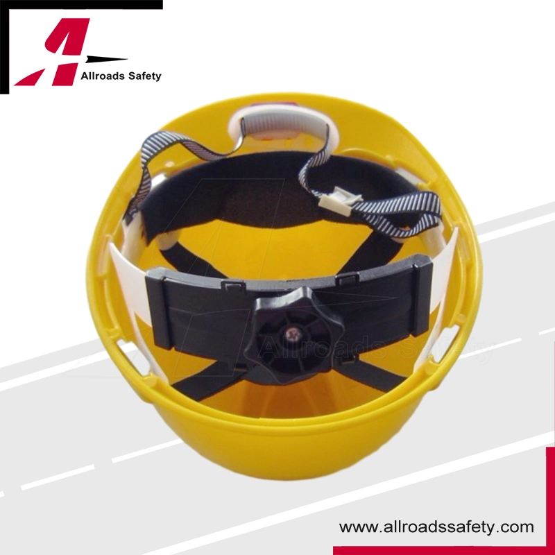 HDPE Buckle Plastic Lining Labor Protection Hard Hats Construction Site Safety Helmet