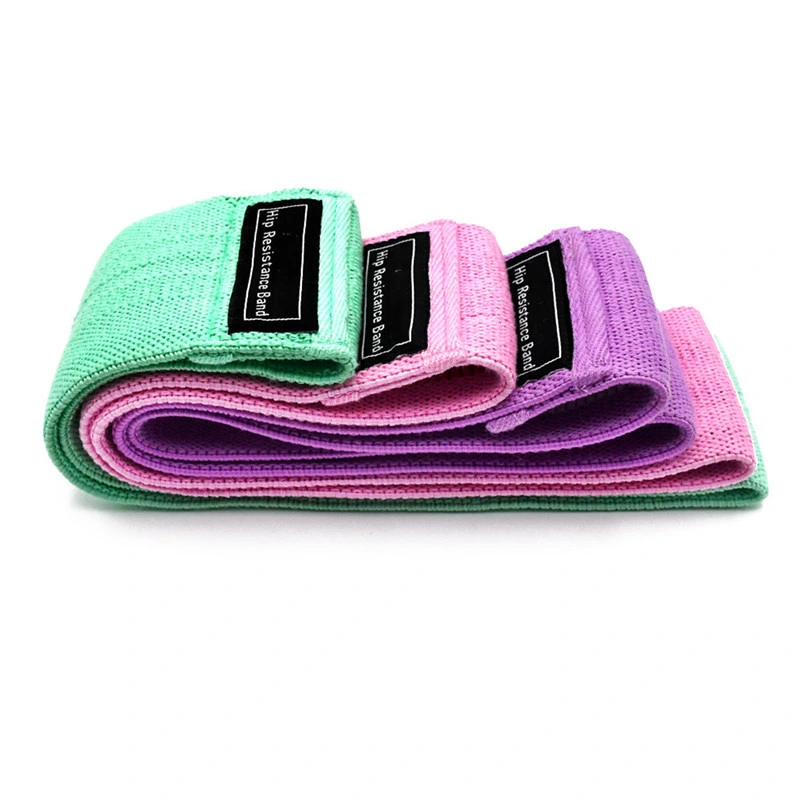 Sample Available Free Gym Fabric Resistance Band for Women and Men