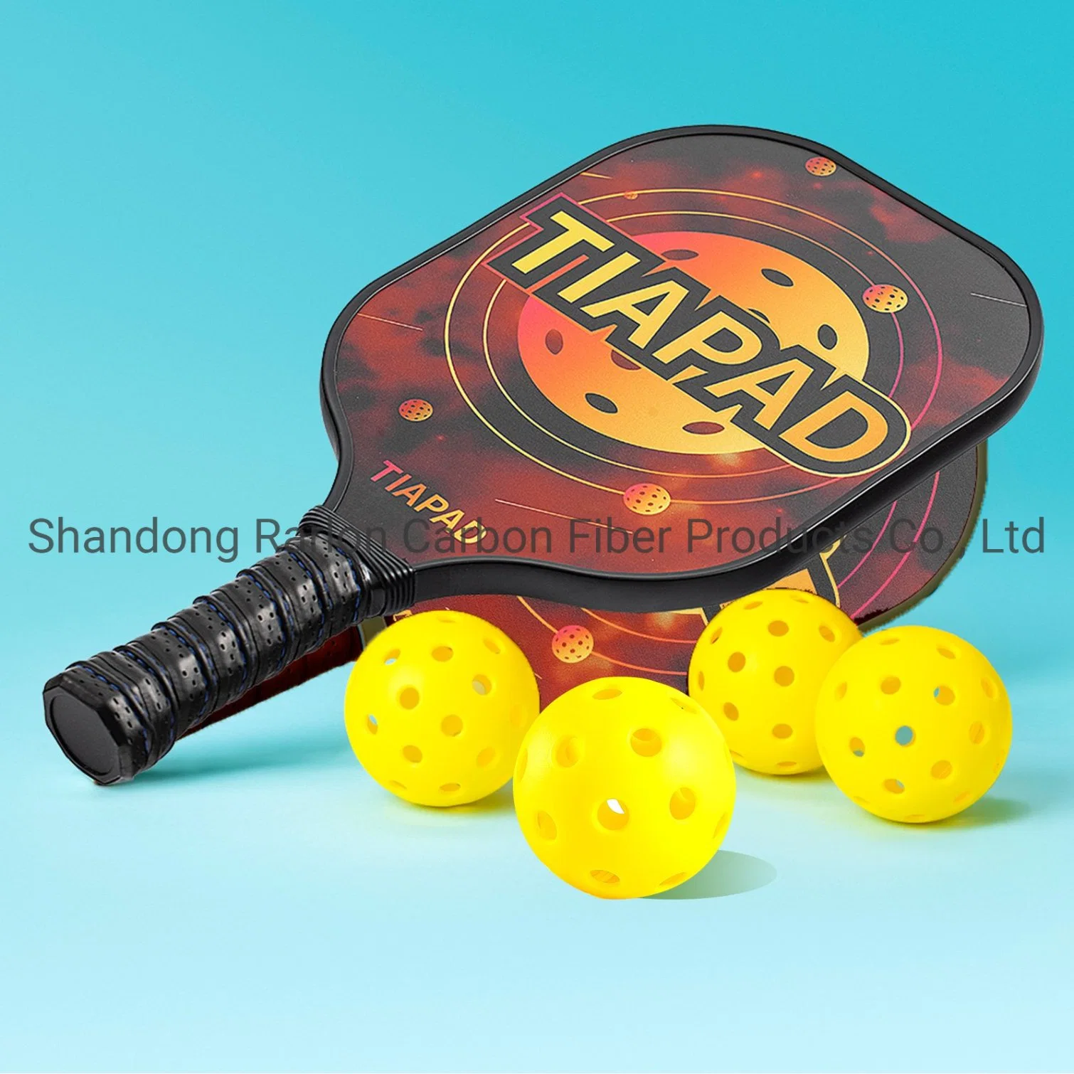 Tiapad Honeycomb Core Pickleball Paddle Set Carbon Fiber Pickle Ball Palas