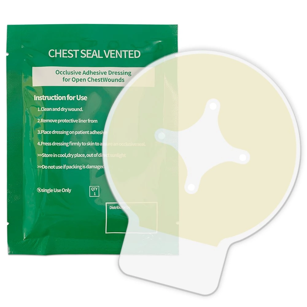 Medical Occlusive Hydrogel Chest Seal Vented First Aid