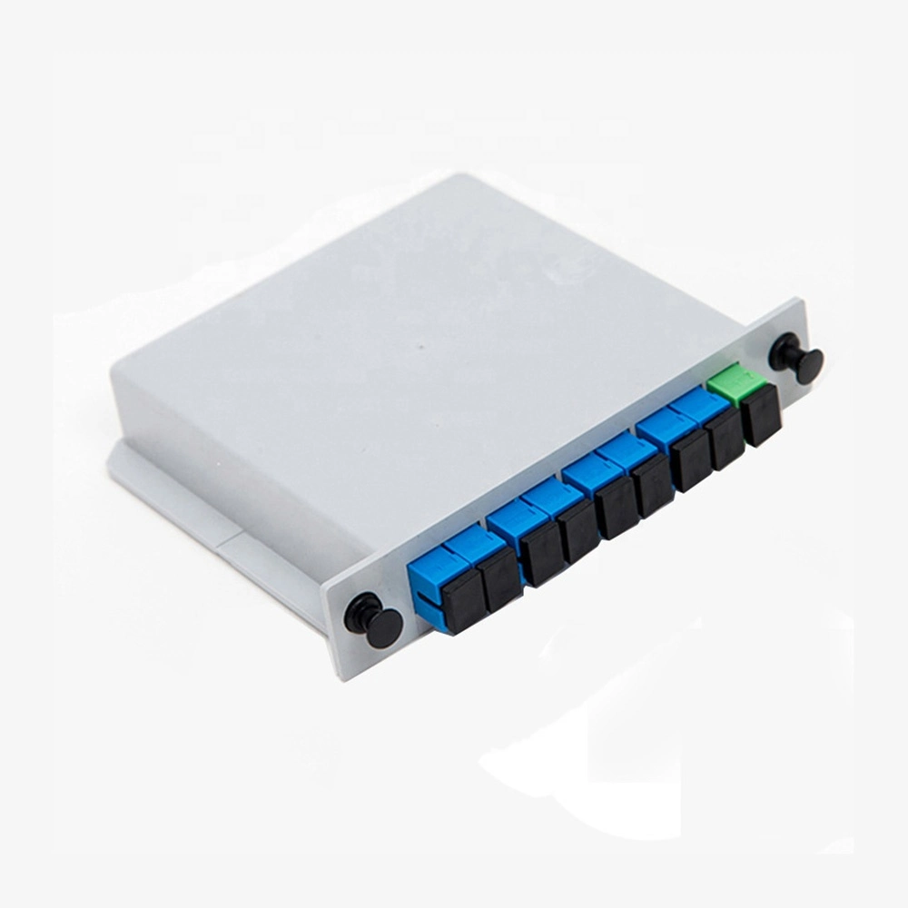 1X8 PLC Fibra divisor na mini-Plug-in para o tipo de redes Pon