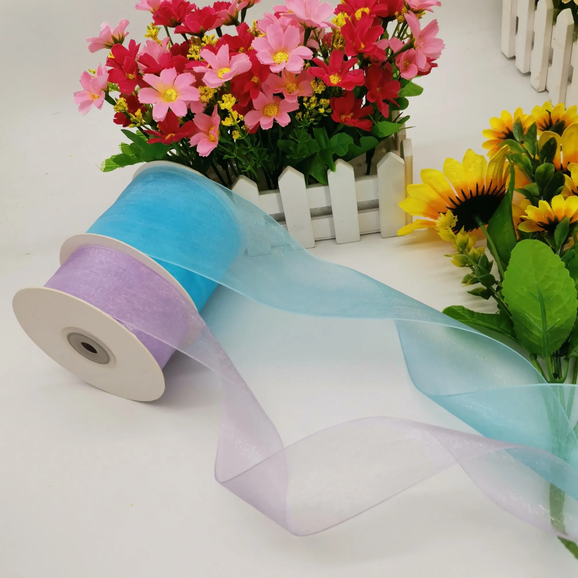 Organza Ribbon 100% Nylon for Wrapping/Bows/Christmas/Decoration