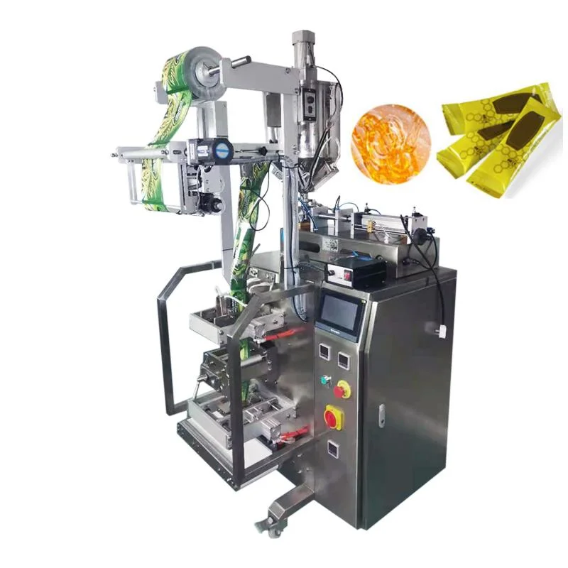 Oil Juice Milk Water Liquid Sachet Large Flow Full Automatic Round Corner Vertical High quality/High cost performance Honey Filling Machine