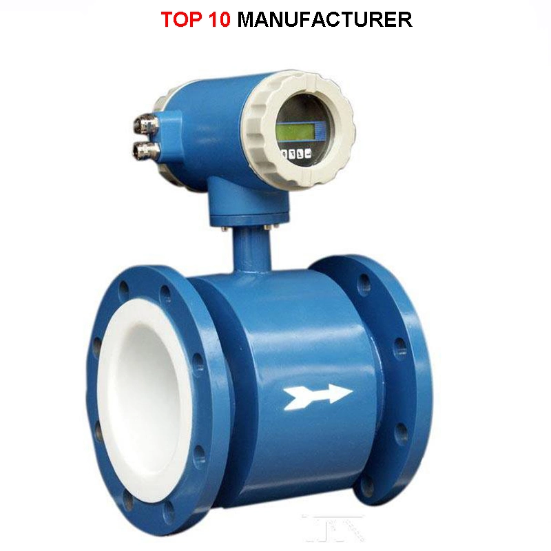 Remote Type Electromagnetic Flow Meter with LCD display