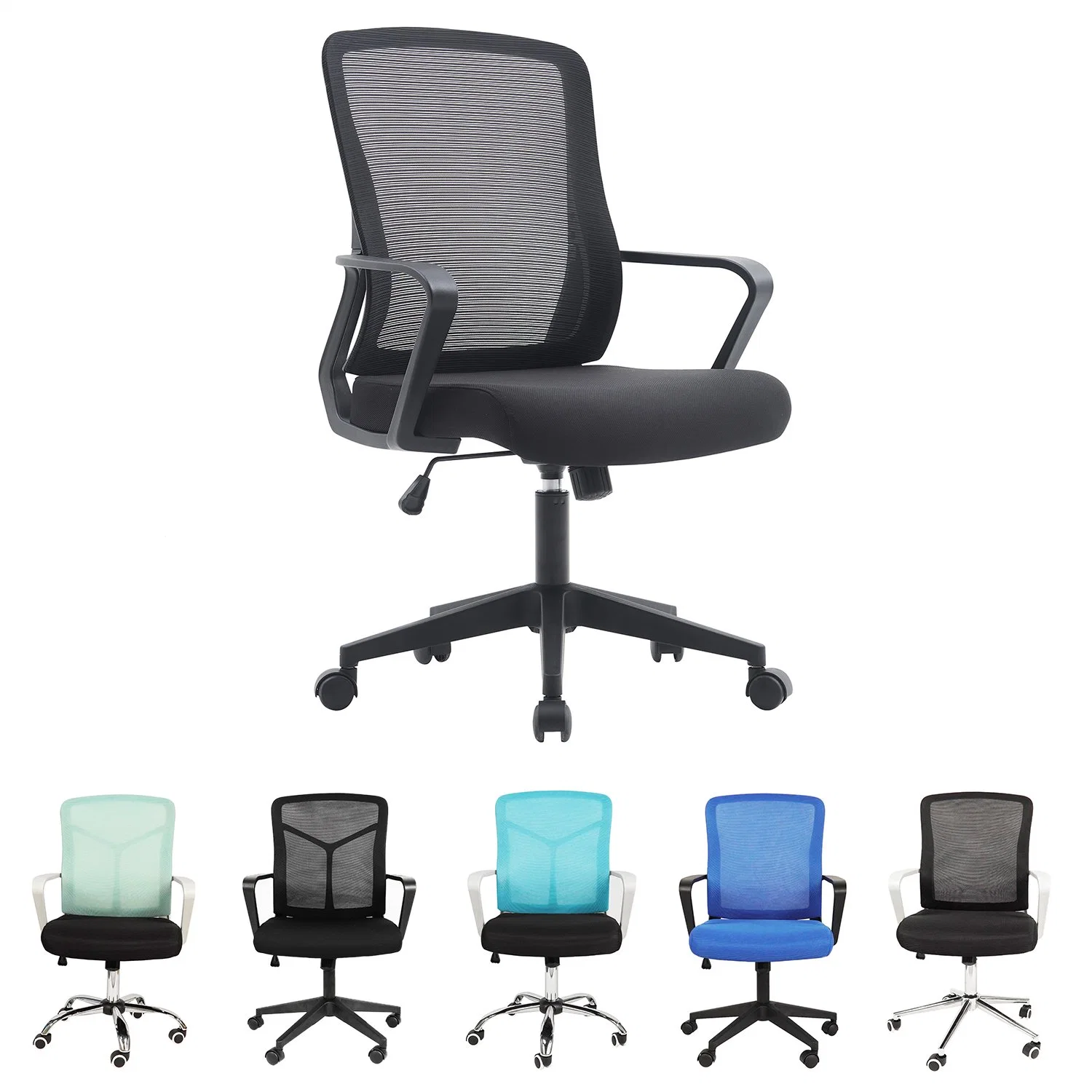 Office Furniture Comfortable Modern Computer Executive Adjustable Rolling Swivel Meeting Conference Chair Ergonomic Task Office Mesh Desk Chair