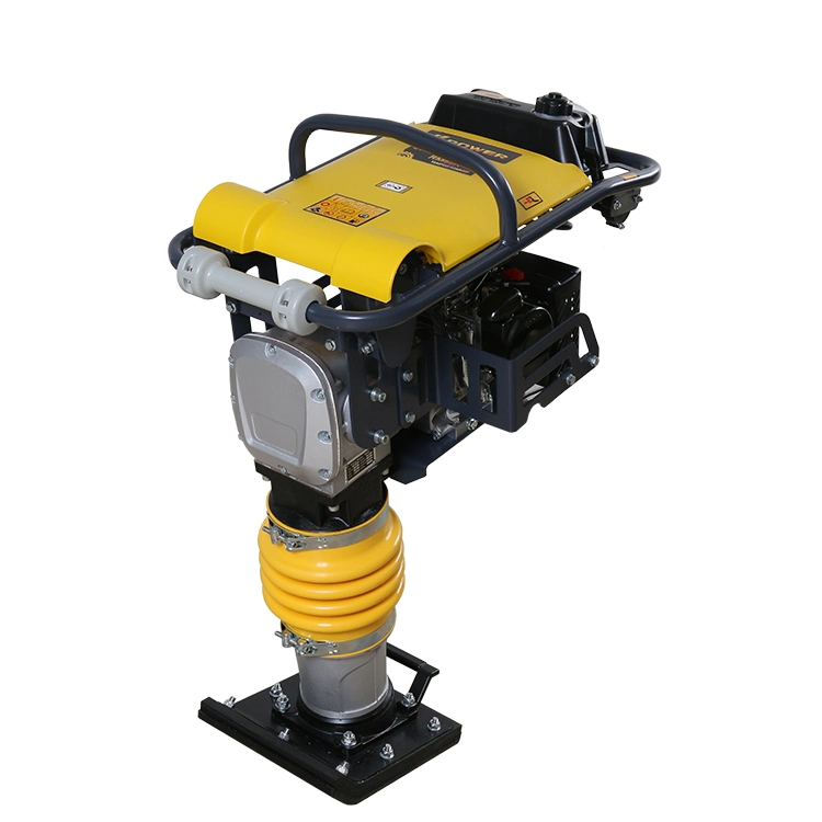 البنزين Tamping Rammer RM90 5.5HP 4kw 79kg تايلاند ضاغط القفز