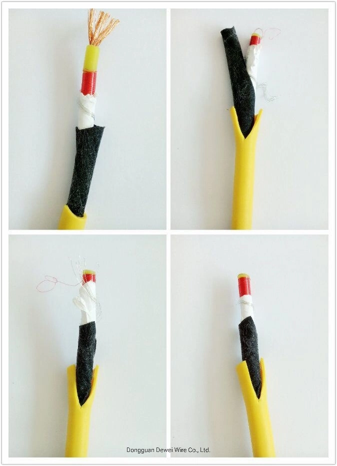 Bare Copper Conductor Silicone Insulated Sensor Cable with 20AWG Dw32