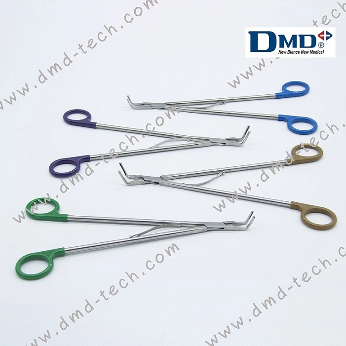 Reusable Medical Instrument Titanium Ligating Clips Applier for Open Style