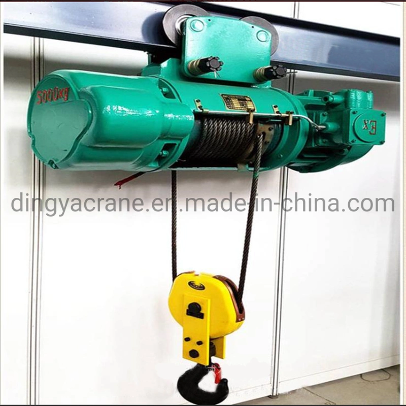 Dy High Quality CD/MD 1t 2t 3t 4t 5t 6t 8t 10t 380V/220V Electric Wire Rope Hoist