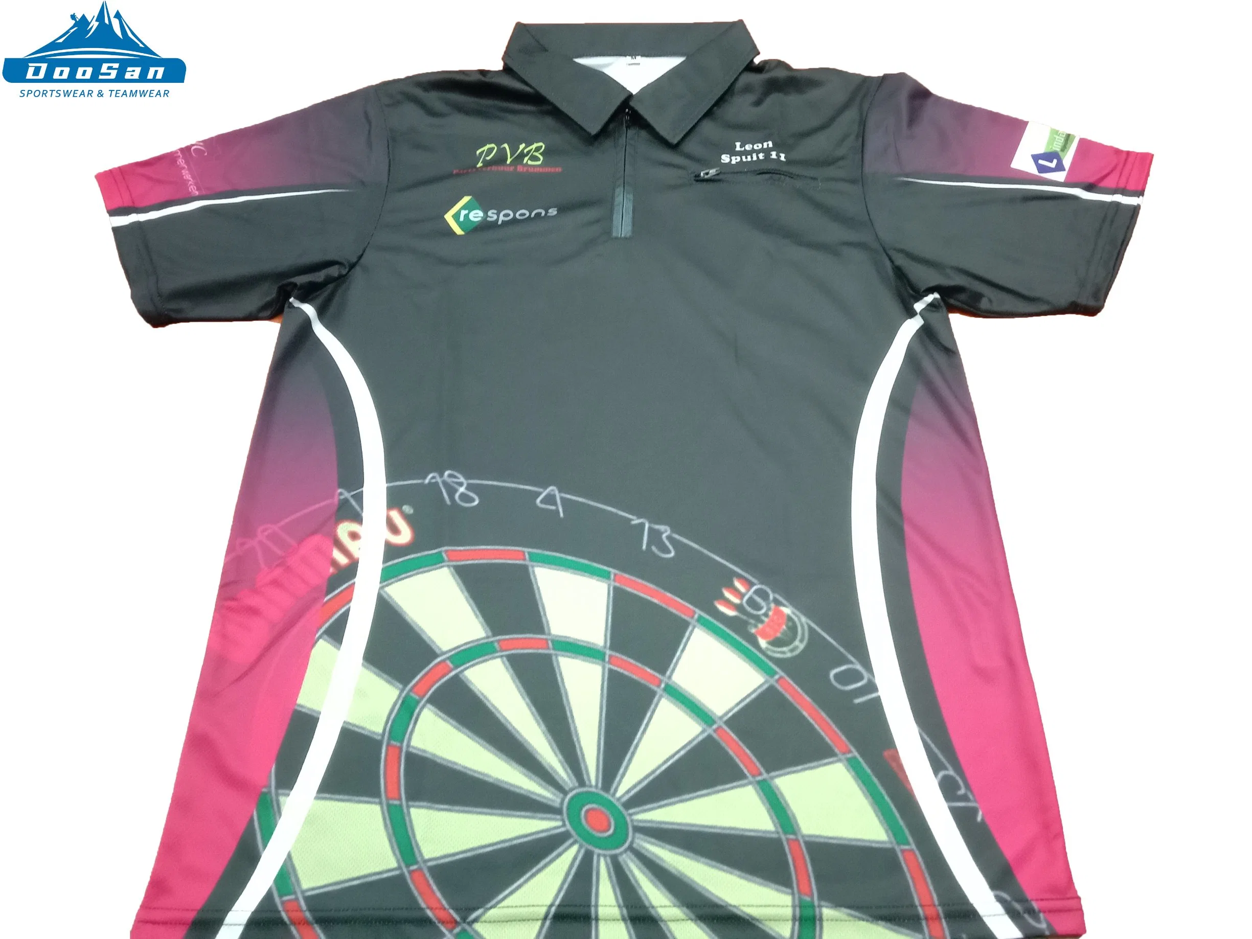 Sublimation Dart Polo Tshirt Custom Sublimation Clothing Top Apparel Polo Tshirt