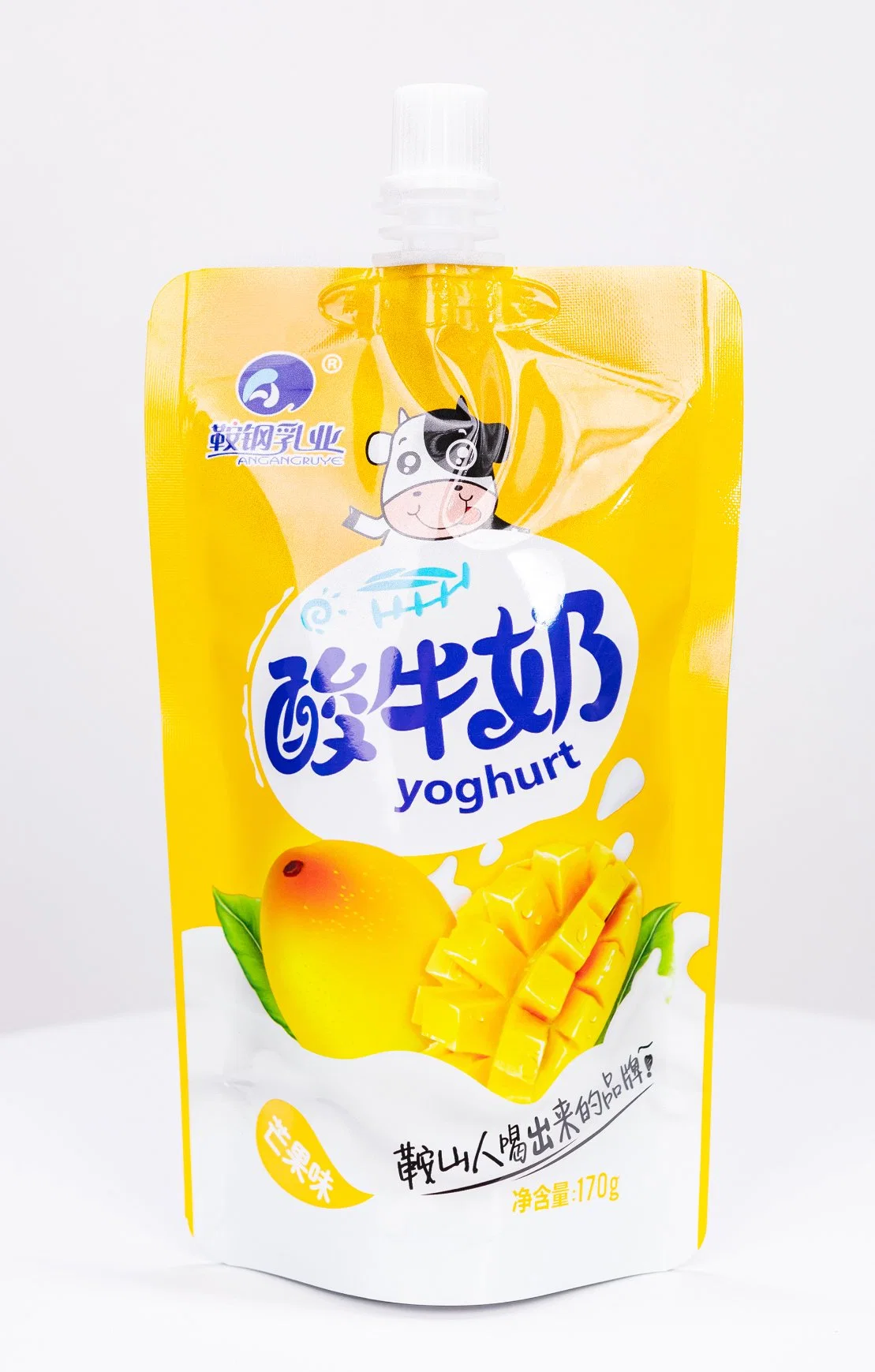 Food Grade Printing 218ml Standing up Pouches with Spout