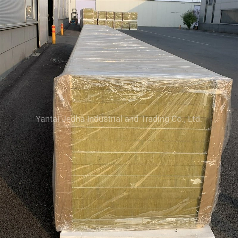 ISO Australia Standard Rock Wool Waterproof Roof Sandwich Panel Wall