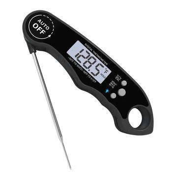 Thermomètre de cuisson numérique étanche IP66 pour aliments avec sonde en acier inoxydable pour barbecue et grillade.