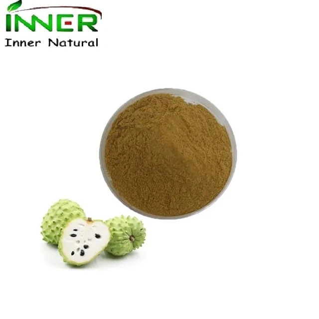 Graviola استخراج Soursop Powder Annona Muricata الفاكهة أناونا موريكاتا مقتطف