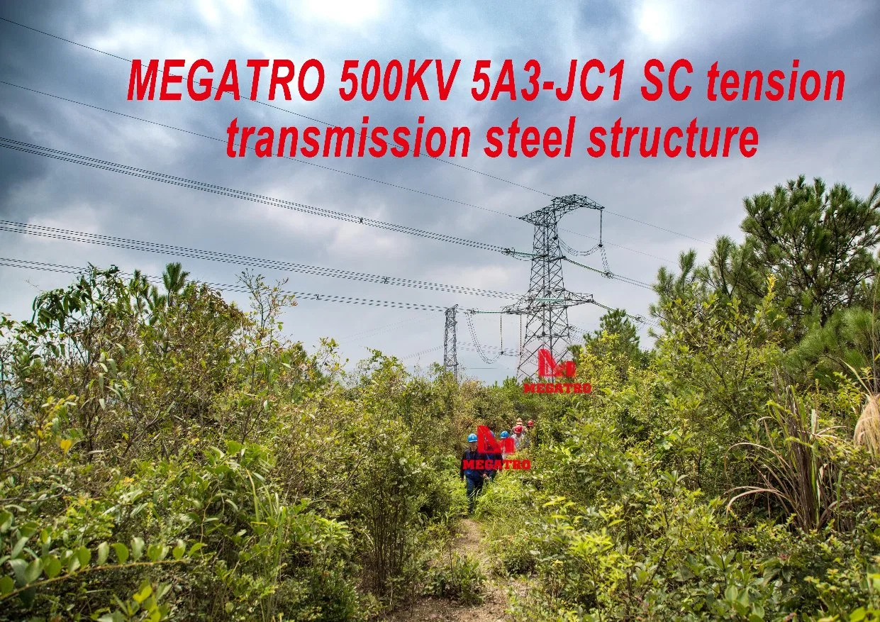 Megatro 500kv 5A3-Jc1 Sc Tension Transmission Steel Structure